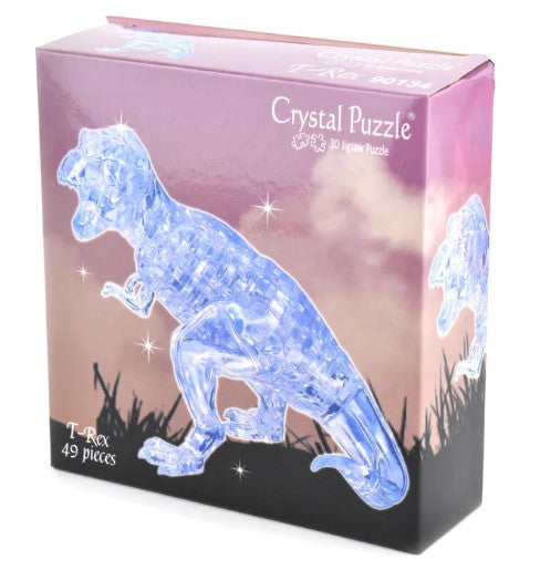 Crystal Puzzle 3D - Clear T-Rex Puzzle
