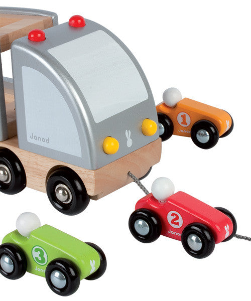 Janod Pullalong Car Transporter