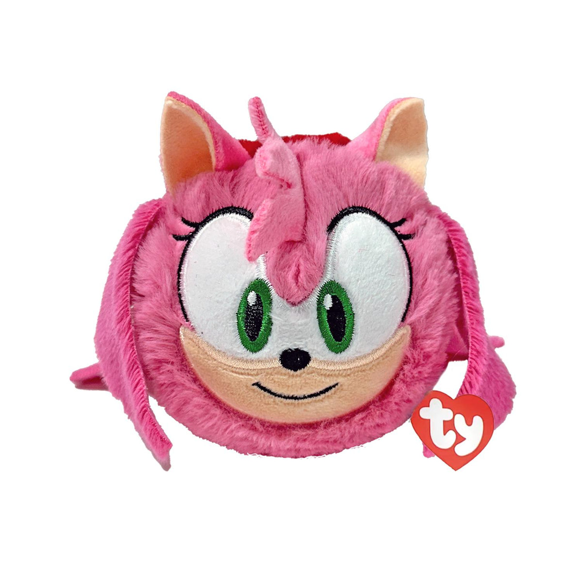 Ty Beanie Bouncer Sonic the Hedgehog - Amy 10cm Soft Plush Ball