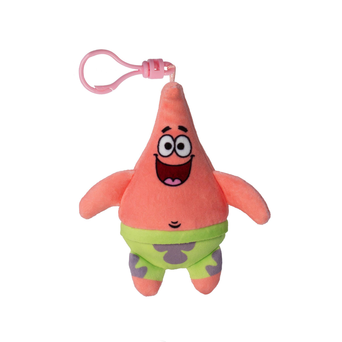 Ty Beanie Babies Clip SpongeBob Patrick Star - 8.5cm Soft Plush Clip