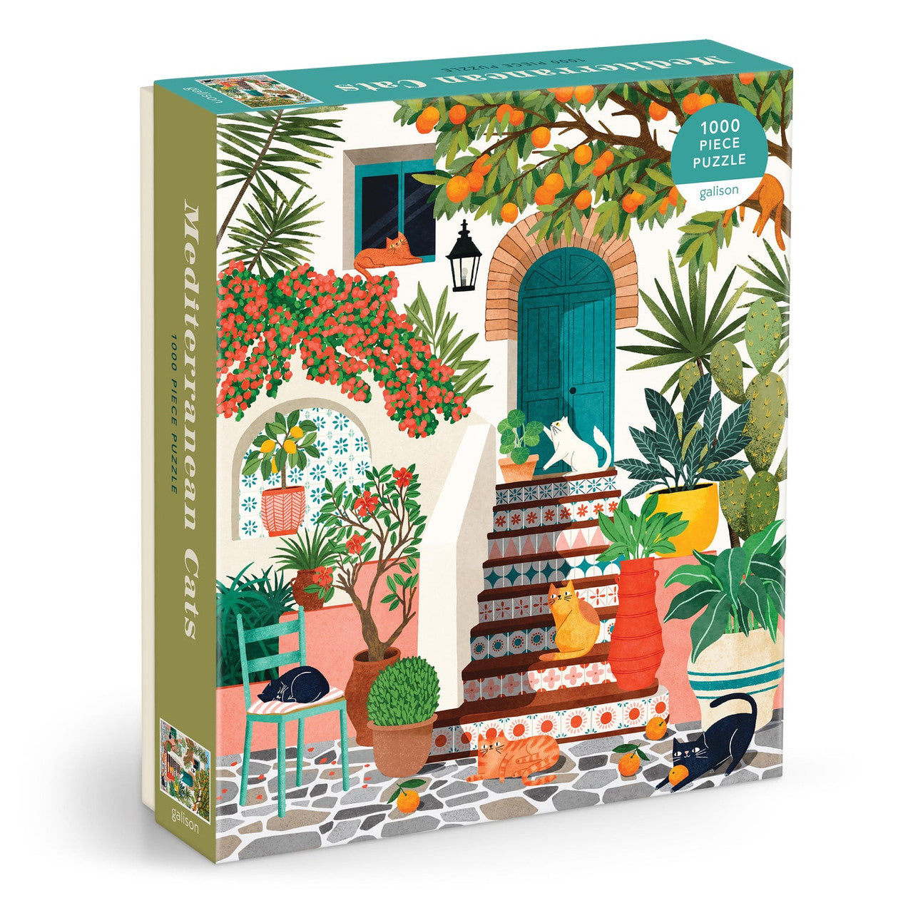 Galison 1000pc - Mediterranean Cats Puzzle