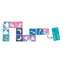 Mudpuppy - Unicorn Dominoes Game