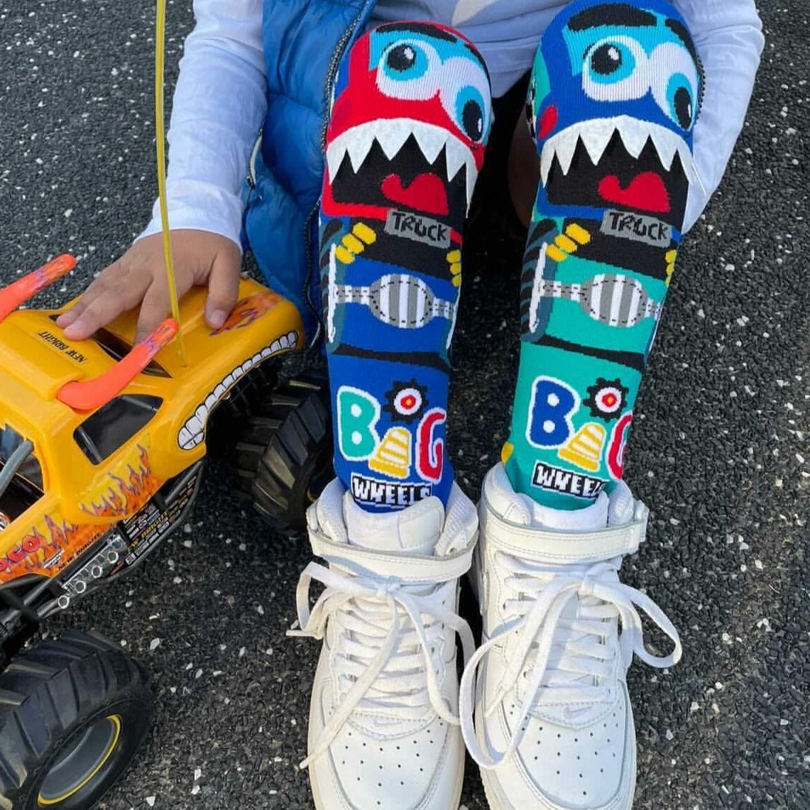 MadMia - Monster Truck TODDLER Socks
