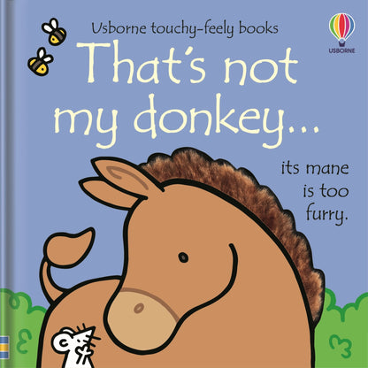Usborne That's Not My Donkey touch and feel board book for babies and toddlers
