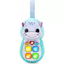 VTech Baby Hello Hippo Phone soft interactive baby toy with light up buttons