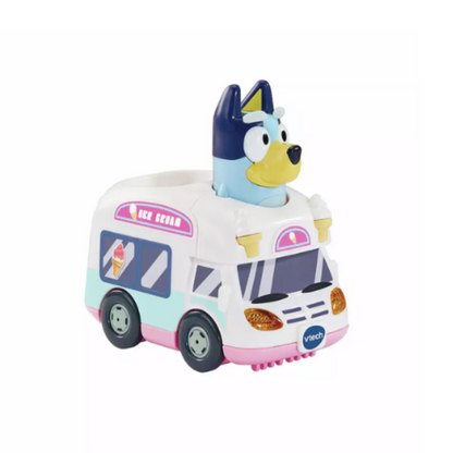 VTech Bluey Ice Cream Truck toy with lights sounds songs and interactive play features