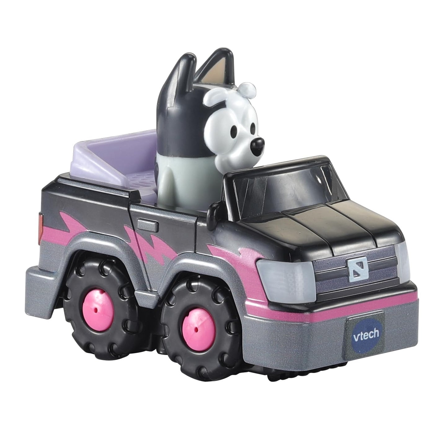 VTech Bluey Muffin Pizza Girls Car with flashing headlights sounds and interactive features