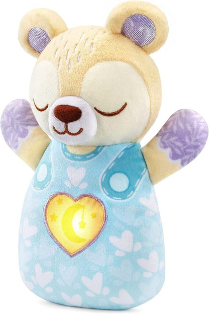 Baby Soothing Bear packaging showing the night light and soft toy artwork with age recommendation