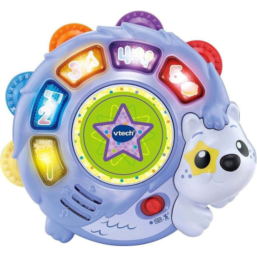 VTech Tapping Tunes Tambourine interactive toddler musical toy with lights and sounds