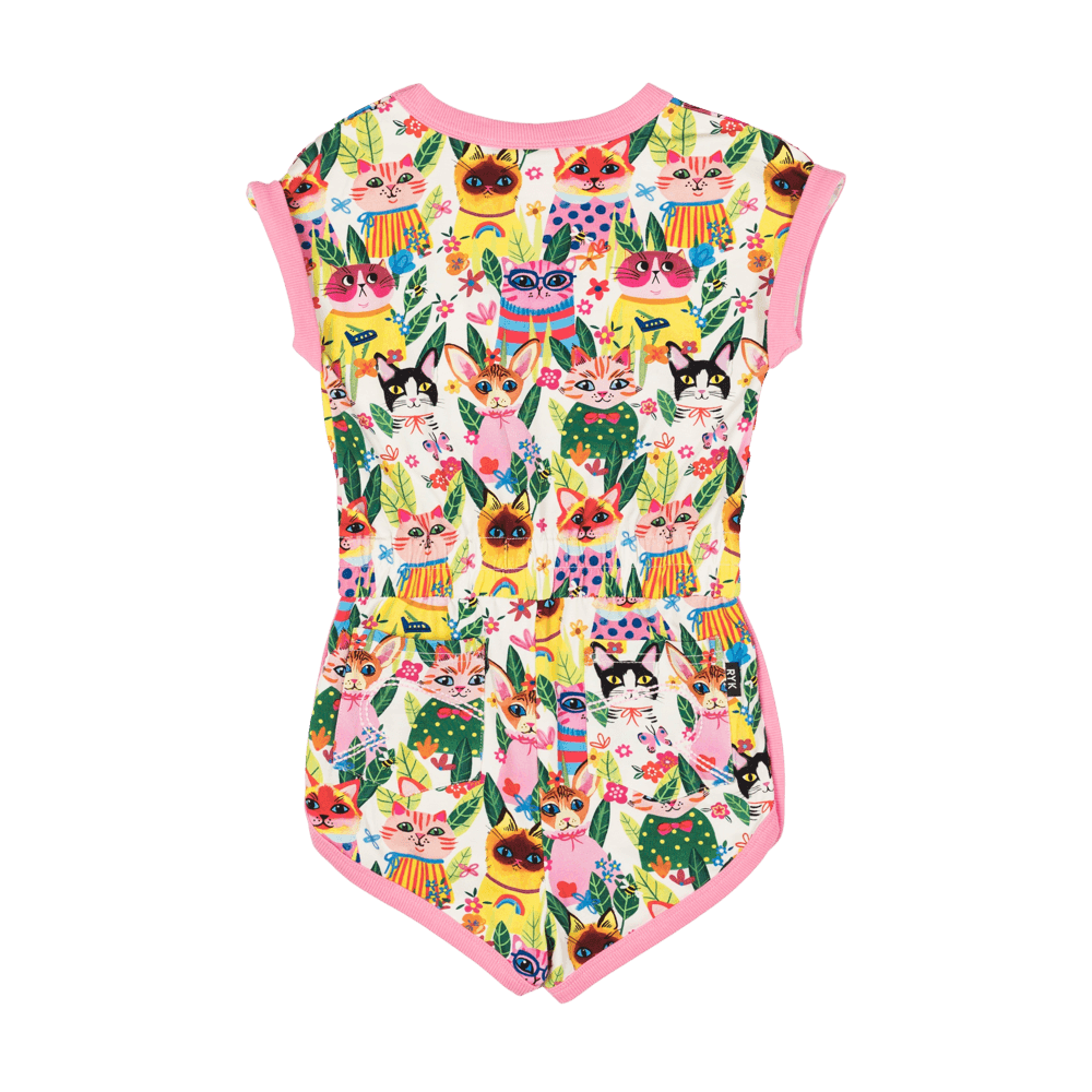 Cool Cats Romper