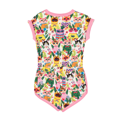 Cool Cats Romper