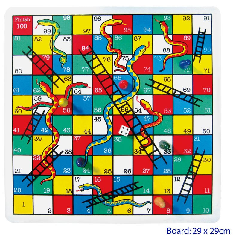 Fun Factory - Snakes & Ladders Board Game