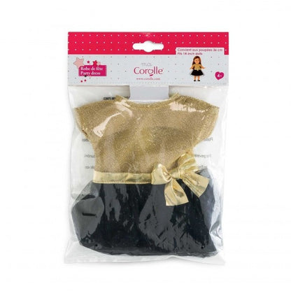 Corolle - Ma Corolle - Gold and Black Party Dress 36cm