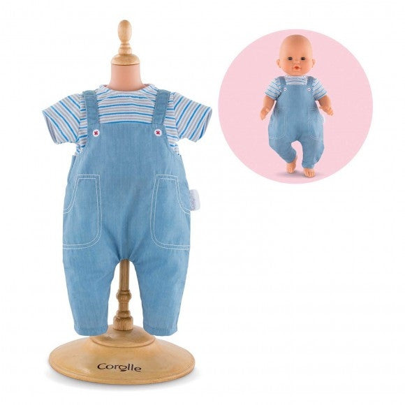 Corolle Mon Classique - Striped T-shirt & Overalls (36cm)