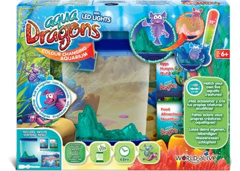 Aqua Dragons - Colour Changing Box Kit with LED lights