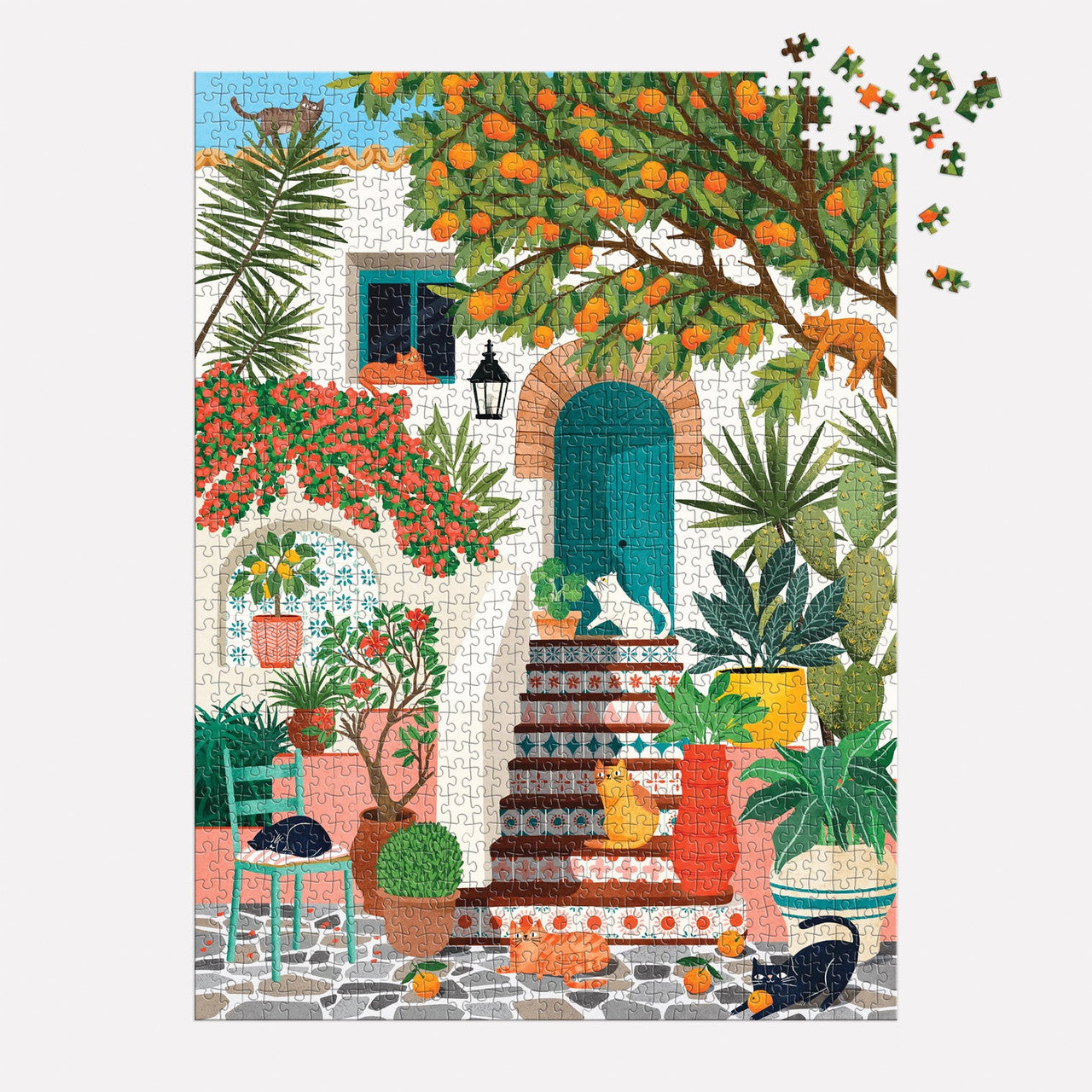 Galison 1000pc - Mediterranean Cats Puzzle