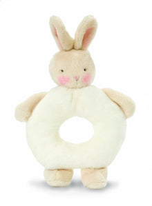 Bunnies By The Bay - Ring Rattle White Bunny