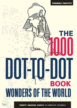 1000 DOT-TO-DOT: Wonders Of The World**slight back cover damage**