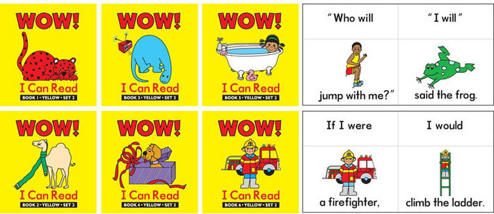 Wow! I Can Read - Set 2 Yellow Book Series