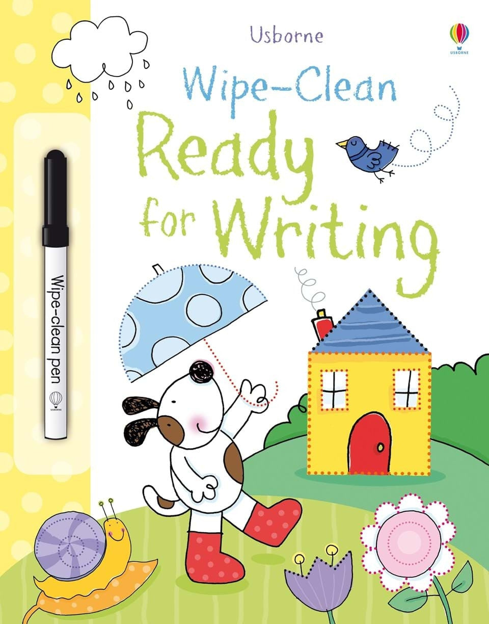 Usborne Wipe-Clean Ready for Writing Book