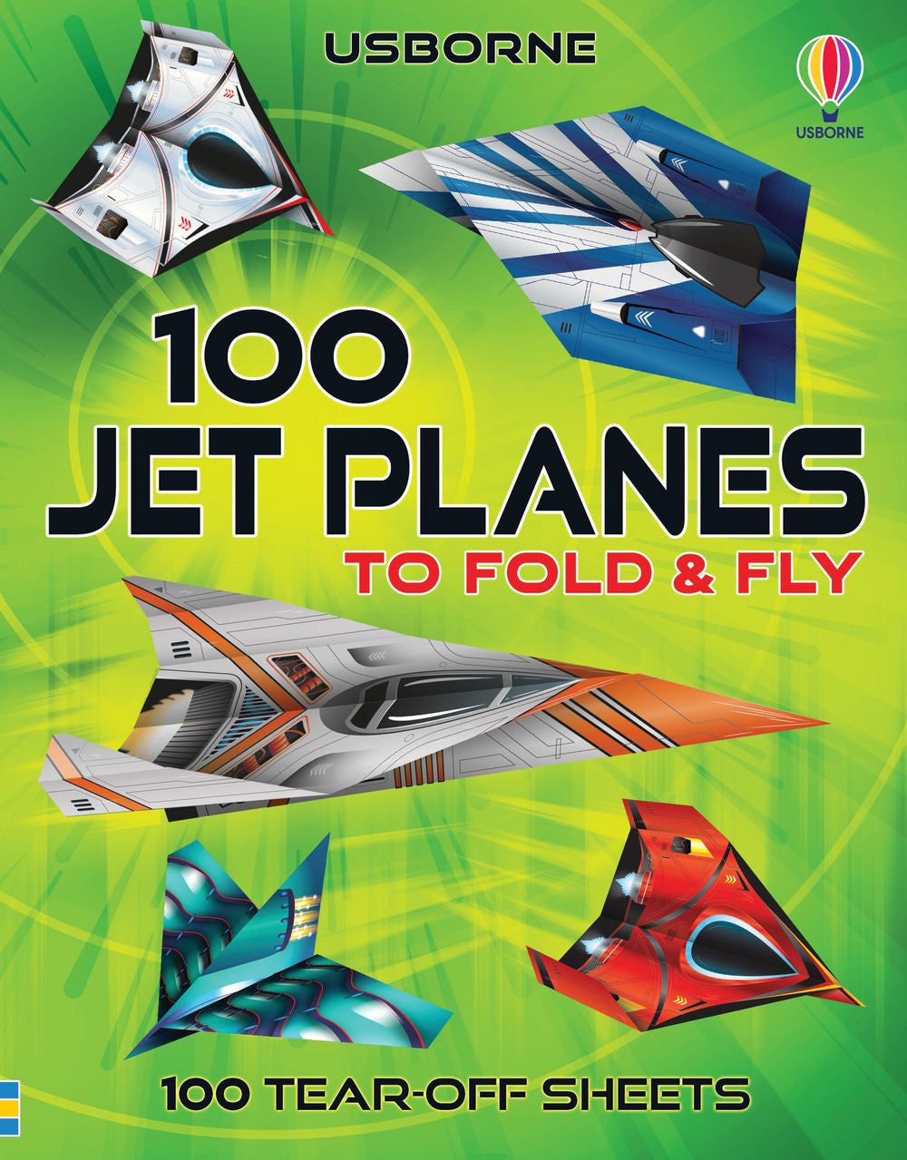 Usborne - 100 Jet Planes to Fold and Fly