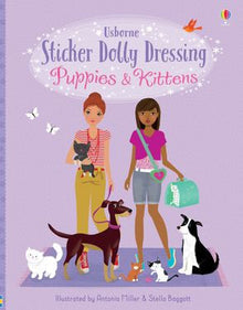 Usborne - Sticker Dolly Dressing - Puppies and Kittens