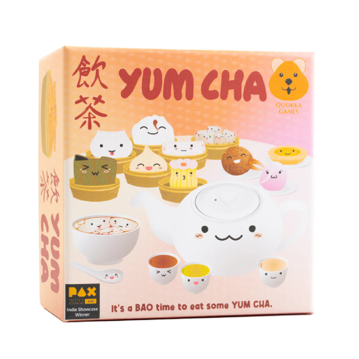 Yum Cha card game by Quokka Games with cute dim sum characters and Chinese brunch theme