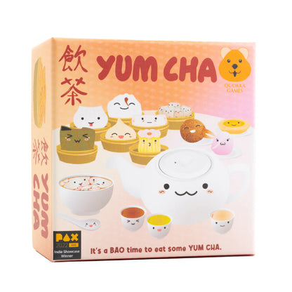 Yum Cha card game by Quokka Games with cute dim sum characters and Chinese brunch theme