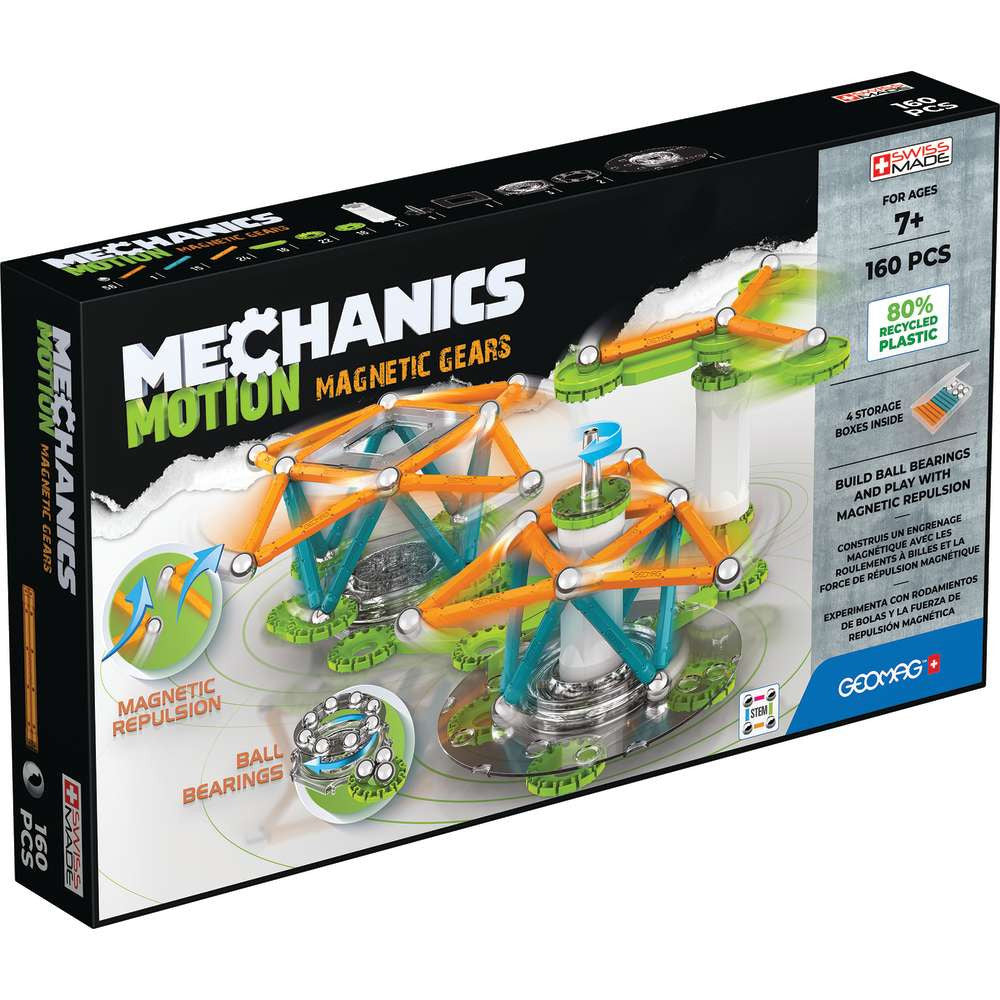 Geomag Mechanics Magnetic Motion - Magnetic Gears 160pc | 768