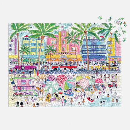 Galison 1000pc - Michael Storrings South Beach Miami Puzzle