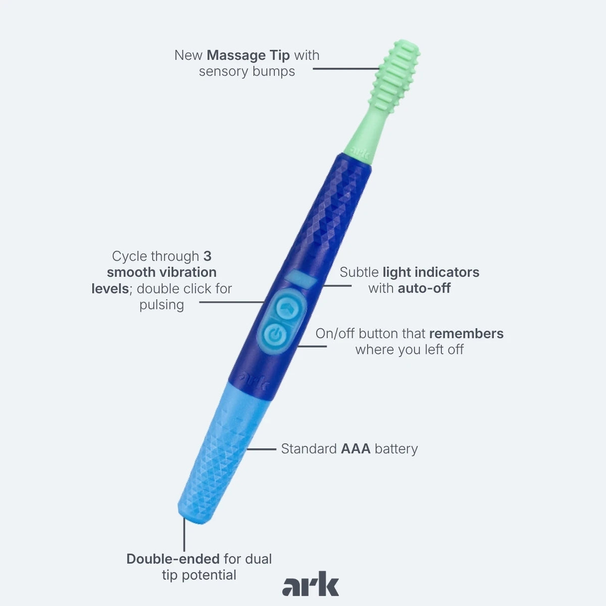 ARK Therapeutic - Z-Vibe PLUS Vibrating Oral Motor Tool