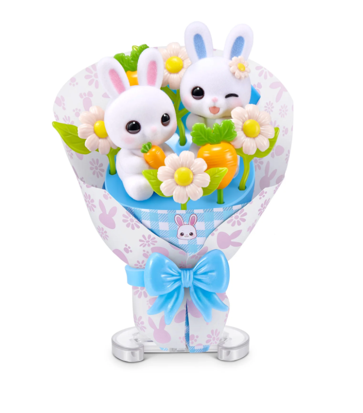ZURU Mini Brands Create Kawaii Bouquet Series 1 surprise capsule with miniature animal bouquet pieces