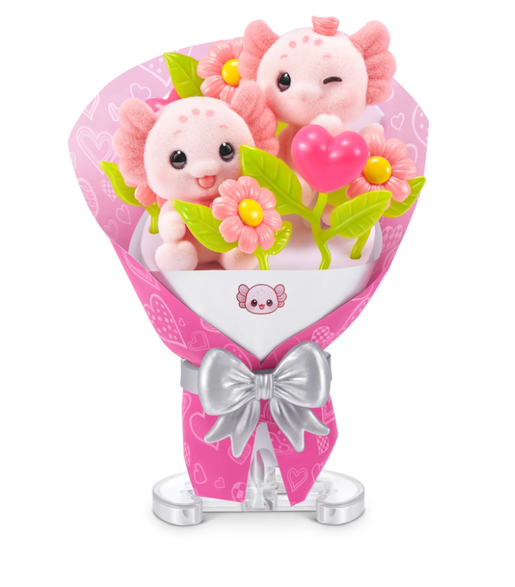 ZURU Mini Brands Create Kawaii Bouquet Series 1 surprise capsule with miniature animal bouquet pieces